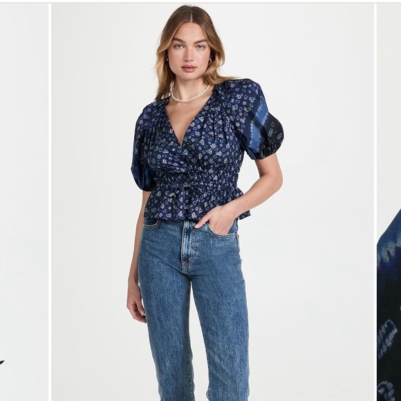 Ulla Johnson Tops - Ulla Johnson Ines Ruched Top